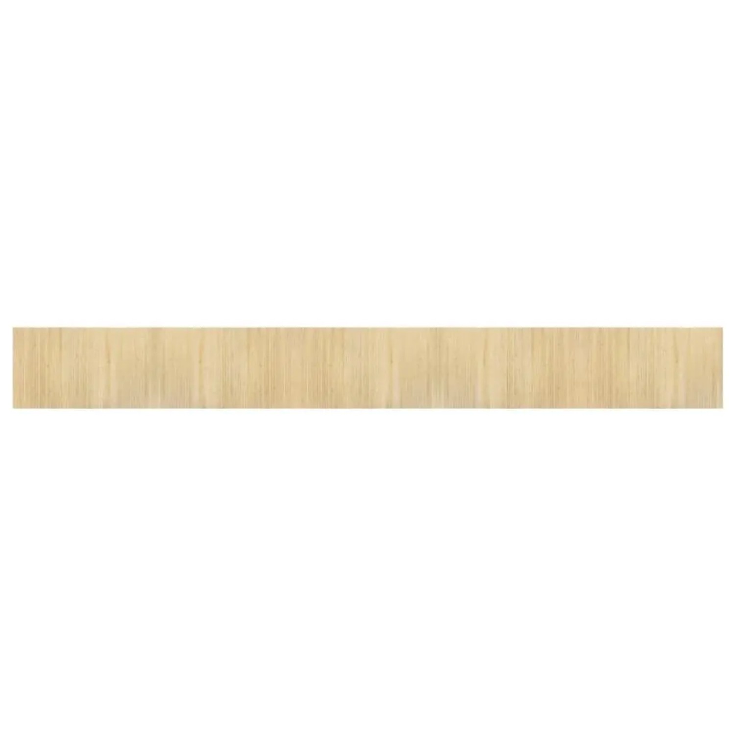 vidaXL Teppich Rechteckig Hell Natur 60x500 cm Bambus 376735