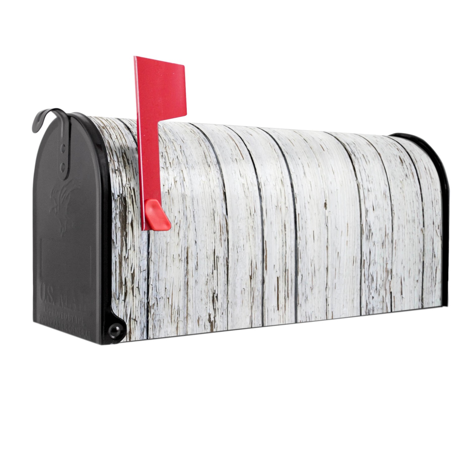 Banjado Amerikanischer Briefkasten Schwarz 48x22x16cm US Mailbox Letterbox günstig online kaufen