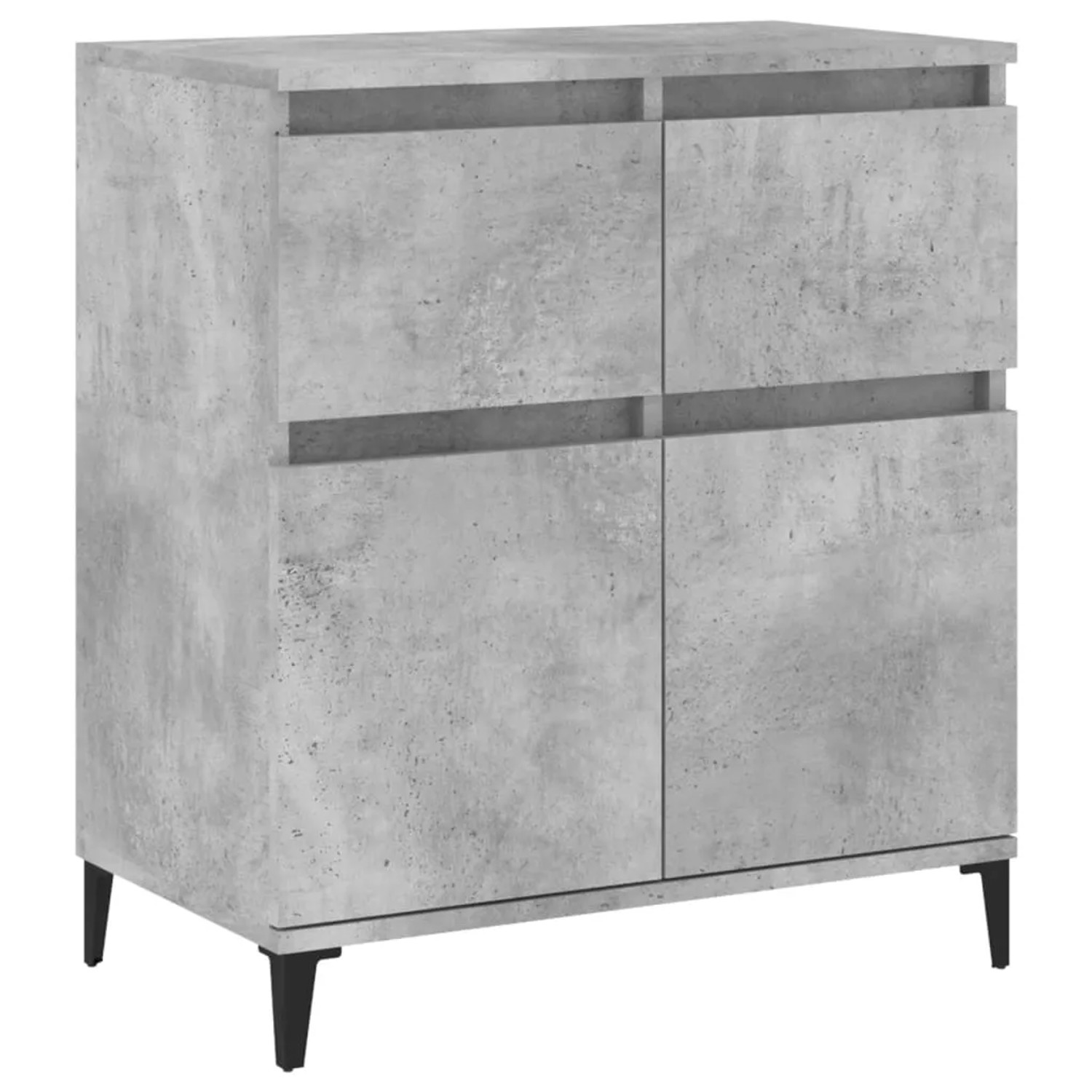 vidaXL Sideboard Betongrau 60x35x70 cm Holzwerkstoff 819688