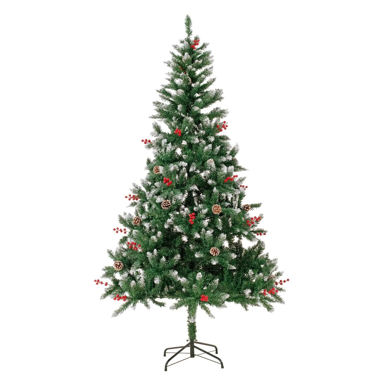 HOMAVO Künstlicher Weihnachtsbaum 180 CM Für Zuhause Garten Hotel Und Weihnachtliche Partys