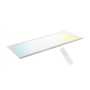 ENOVALITE LED-Panel 36W mit Fernbedienung, CCT, 120x30cm. Dimmbare Deckenleuchte für Büro und Wohnraum.