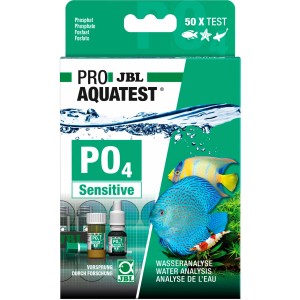 JBL ProAquaTest PO4 Phosphat Sensitiv, Wassertest für Aquarien zur Phosphat-Bestimmung.
