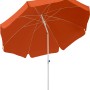 Schneider Balkonschirm Ibiza, Ø 200 cm, Terracotta, mit Knickfunktion für optimale Schattenausrichtung.