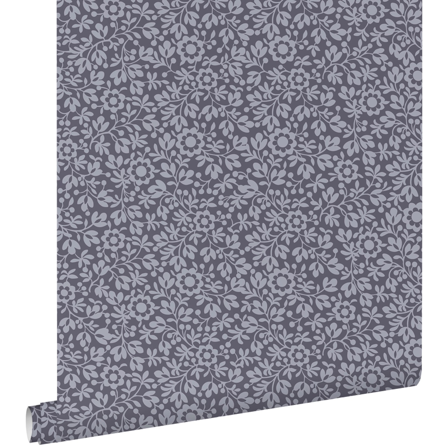 ESTAhome Tapete Blumen Blau 50 x 900 cm günstig online kaufen