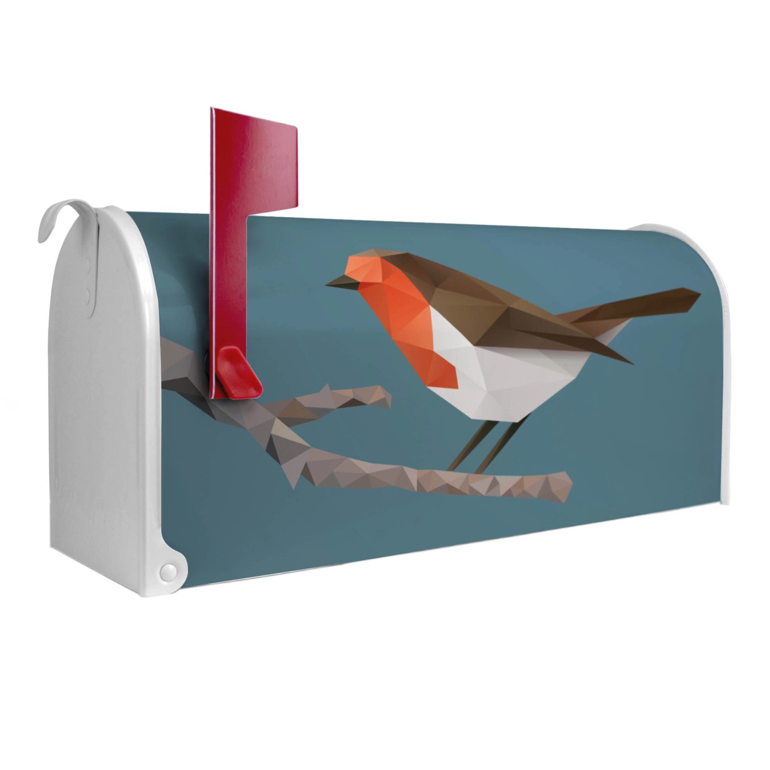 Banjado Amerikanischer Briefkasten Weiß 48x22x16cm US Mailbox Letterbox Pos günstig online kaufen