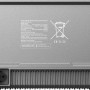 Unterseite des Anker Solix BP2700 Erweiterungsakkus für Balkonkraftwerke mit Anschluss und Gummifüßen.