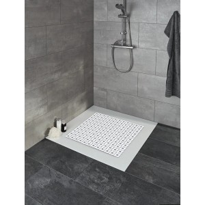 Weiße Kleine Wolke Duscheinlage Ivy 54x54 cm für mehr Sicherheit im Bad.