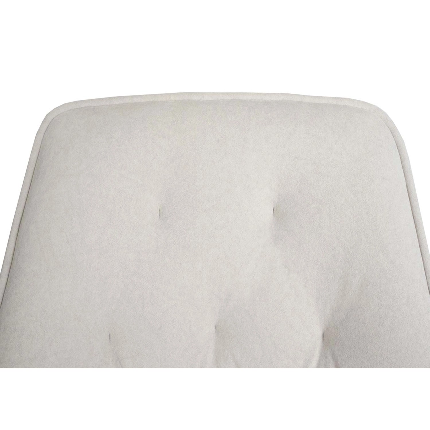 Detailansicht: Creme-beige Polsterung des MCW Esszimmerstuhls L80 (6er-Set).