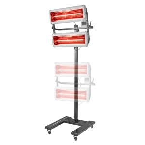STAHLWERK Infrarot Lacktrockner IL-2400 ST mit Stativ, 2400W, für schnelle Lacktrocknung.