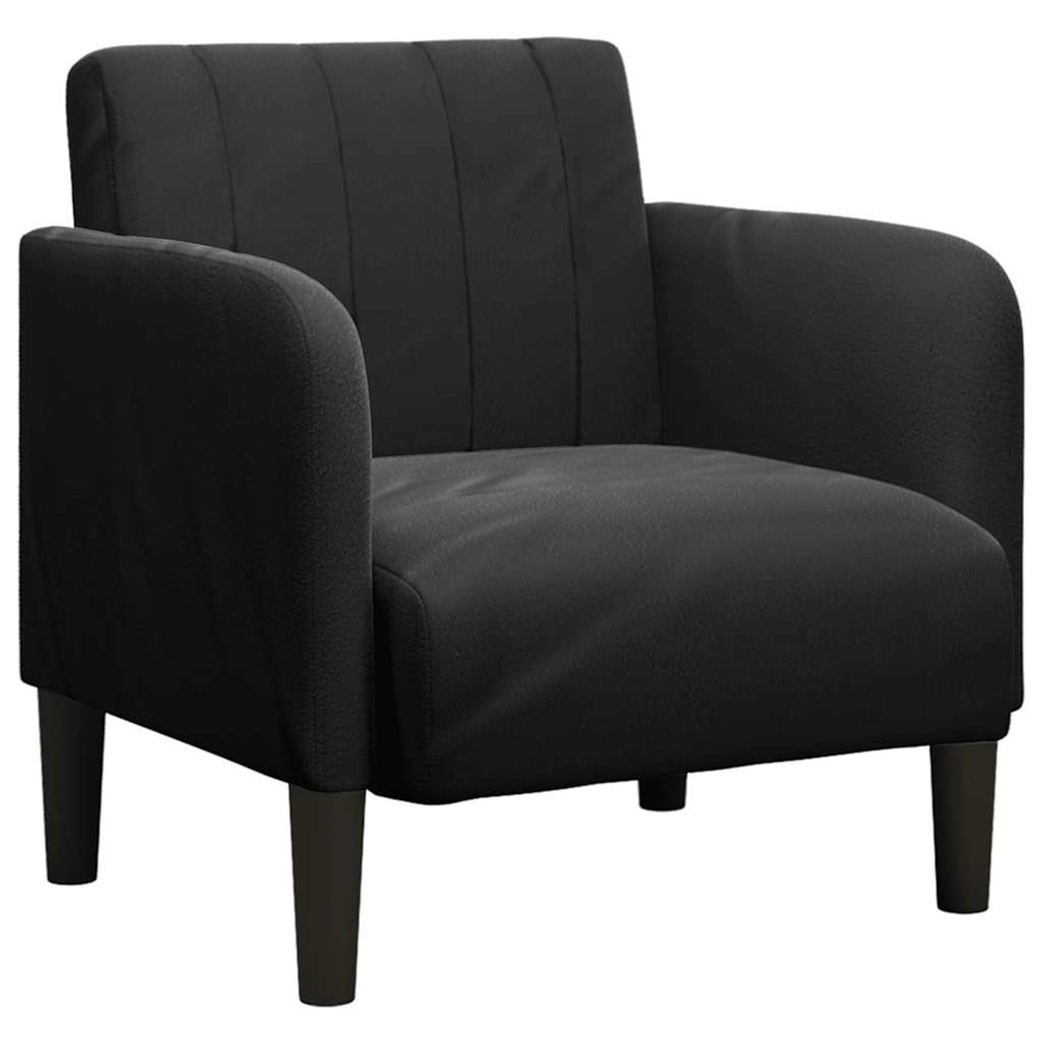vidaXL Sessel mit Armlehnen Schwarz 54 cm Samt 4100583 günstig online kaufen