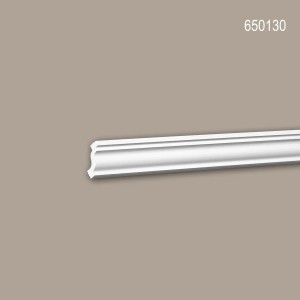 PROFHOME Eckleisten Set, 24 weiße Zierleisten (48m) aus Polystyrol für Paneele.
