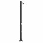 vidaXL Außen Solardusche Schwarz 217 cm PVC und Aluminium 42003408