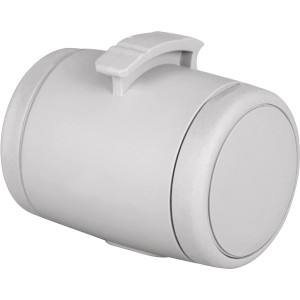 Flexi Multibox, hellgraue Kunststoffbox für Hundeleine, Kotbeutel oder Leckerlis.