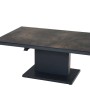 Rechteckiger Siena Garden Gartentisch Talina in Titan, 90x137,5 cm, mit robustem Aluminiumgestell.