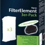 Dennerle Nano Eckfilter Ersatzelemente, 3 Stück, mit Filterschwamm im Karton.