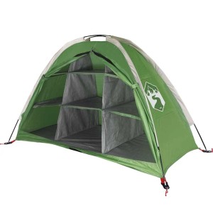 vidaXL Camping-Organizer-Zelt 9 Fächer Grün Wasserdicht 94374