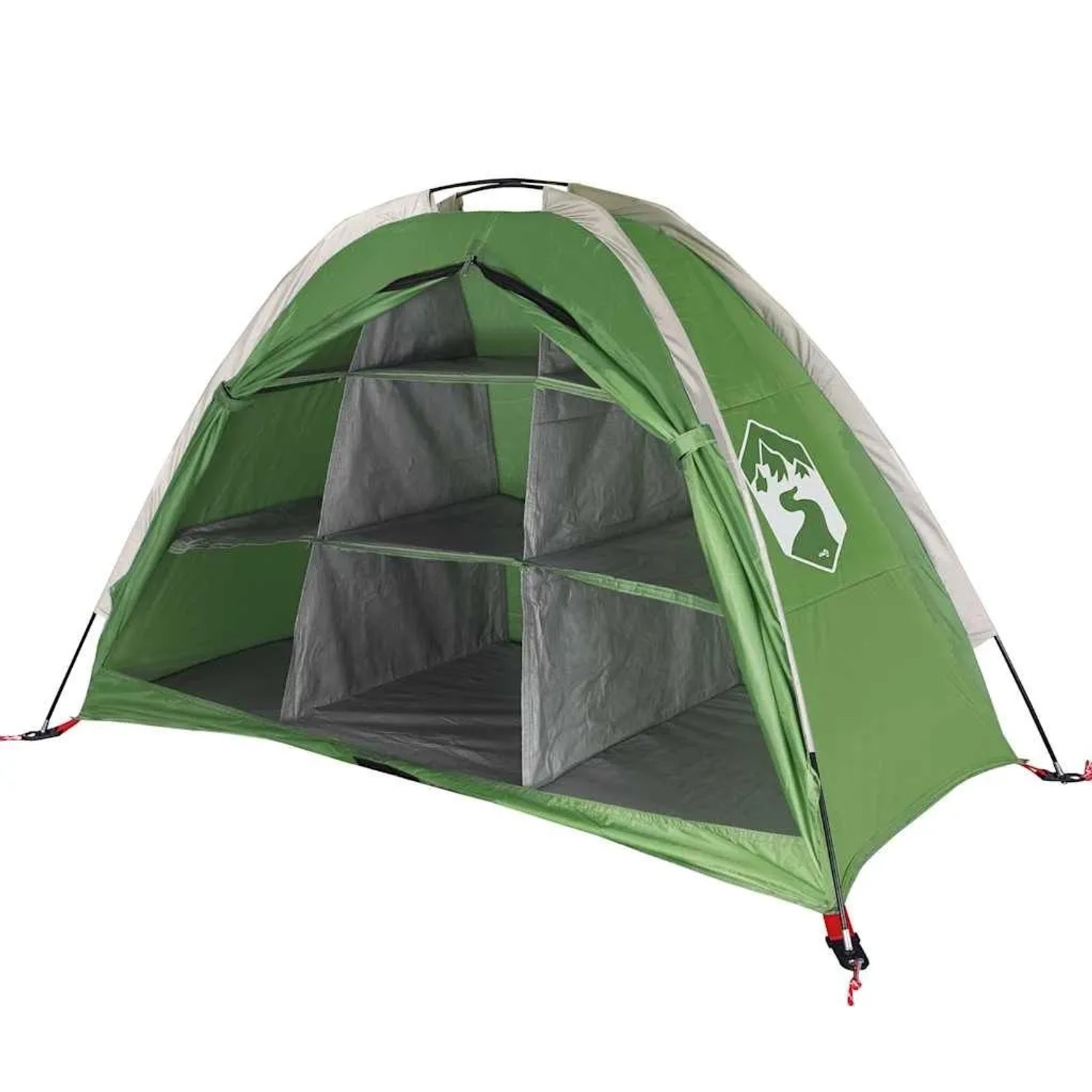 vidaXL Camping-Organizer-Zelt 9 Fächer Grün Wasserdicht 94374 günstig online kaufen