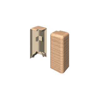 Egger Außenecke Kubisch 6 cm Buche Natur 2 Stück