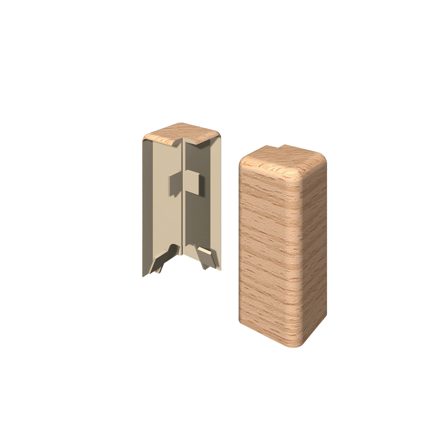 Egger Außenecke Kubisch 6 cm Buche Natur 2 Stück_2