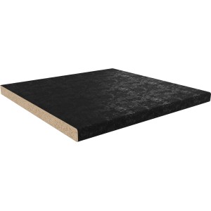 Getalit Arbeitsplatte in Schwarz, 60 cm breit, als Meterware für die Küche.
