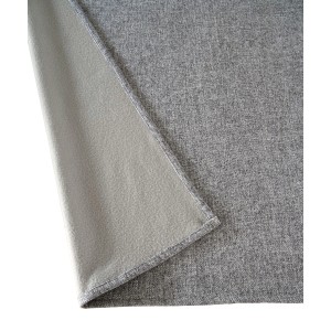 Sehlbach Fertigschal Multiband Dimout Polarfleece silbergrau, Detailansicht der Rückseite.