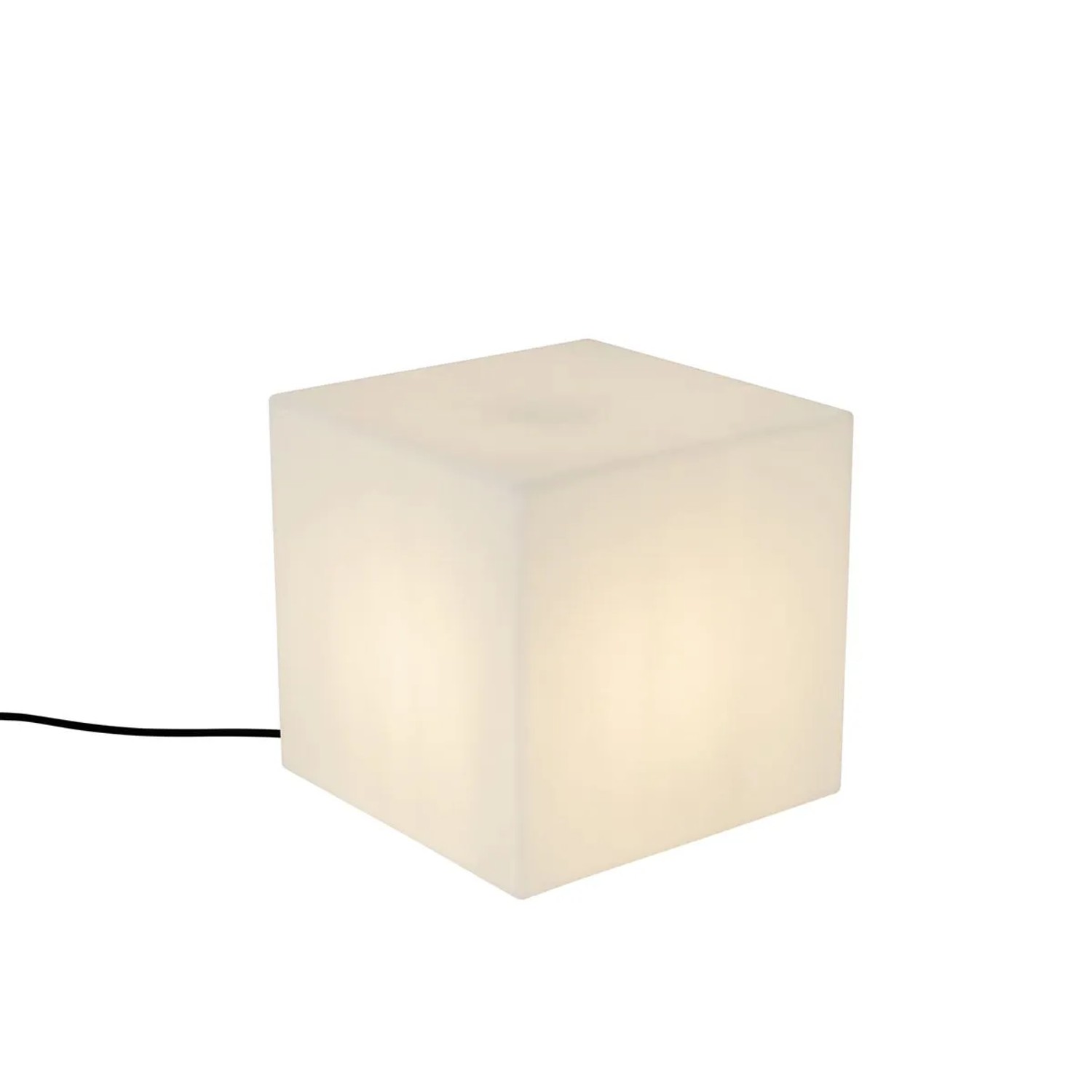 QAZQA Moderne Außenleuchte Weiß 30 cm Quadratisch IP44 Nura