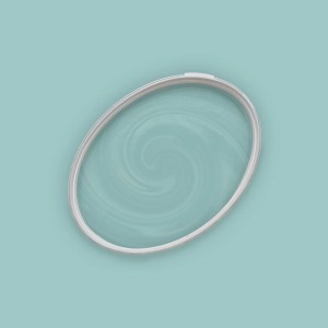 Eimer Tadessi Wandfarbe Pastellgrün, Color Vista Jadegrün, matte Dispersionsfarbe.