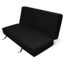 Beautissu Comfort Klappmatratze 195x120x7cm, schwarz, als Gästebett oder Reisematratze