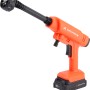 Yard Force Akku-Mitteldruckreiniger LW C02B mit 5-in-1 Düse, Akku und Ladegerät.