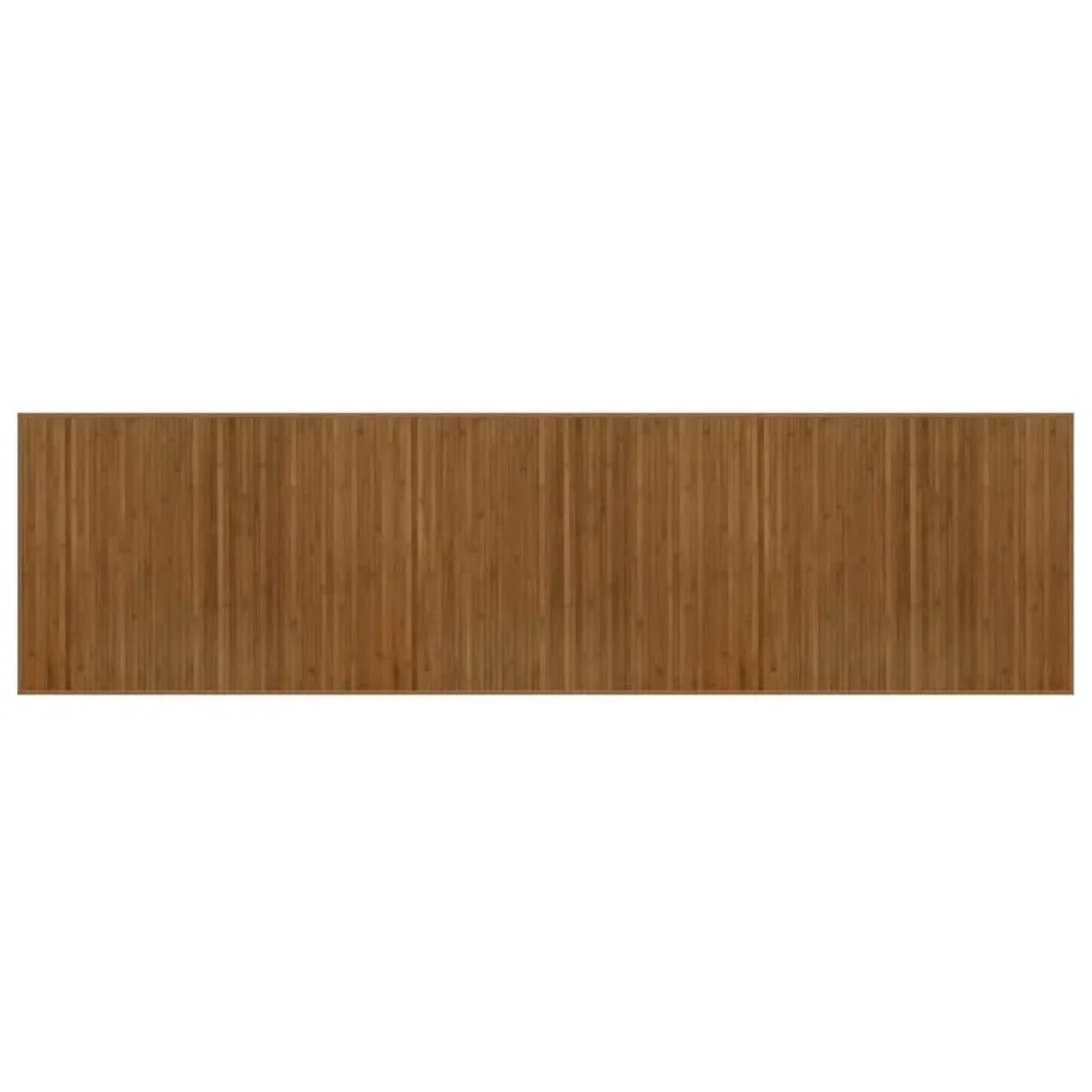 vidaXL Teppich Rechteckig Braun 80x300 cm Bambus 376914