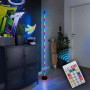Näve LED-Stehleuchte Digital Motion Light, 150 cm, mit Fernbedienung für Farbwechsel.