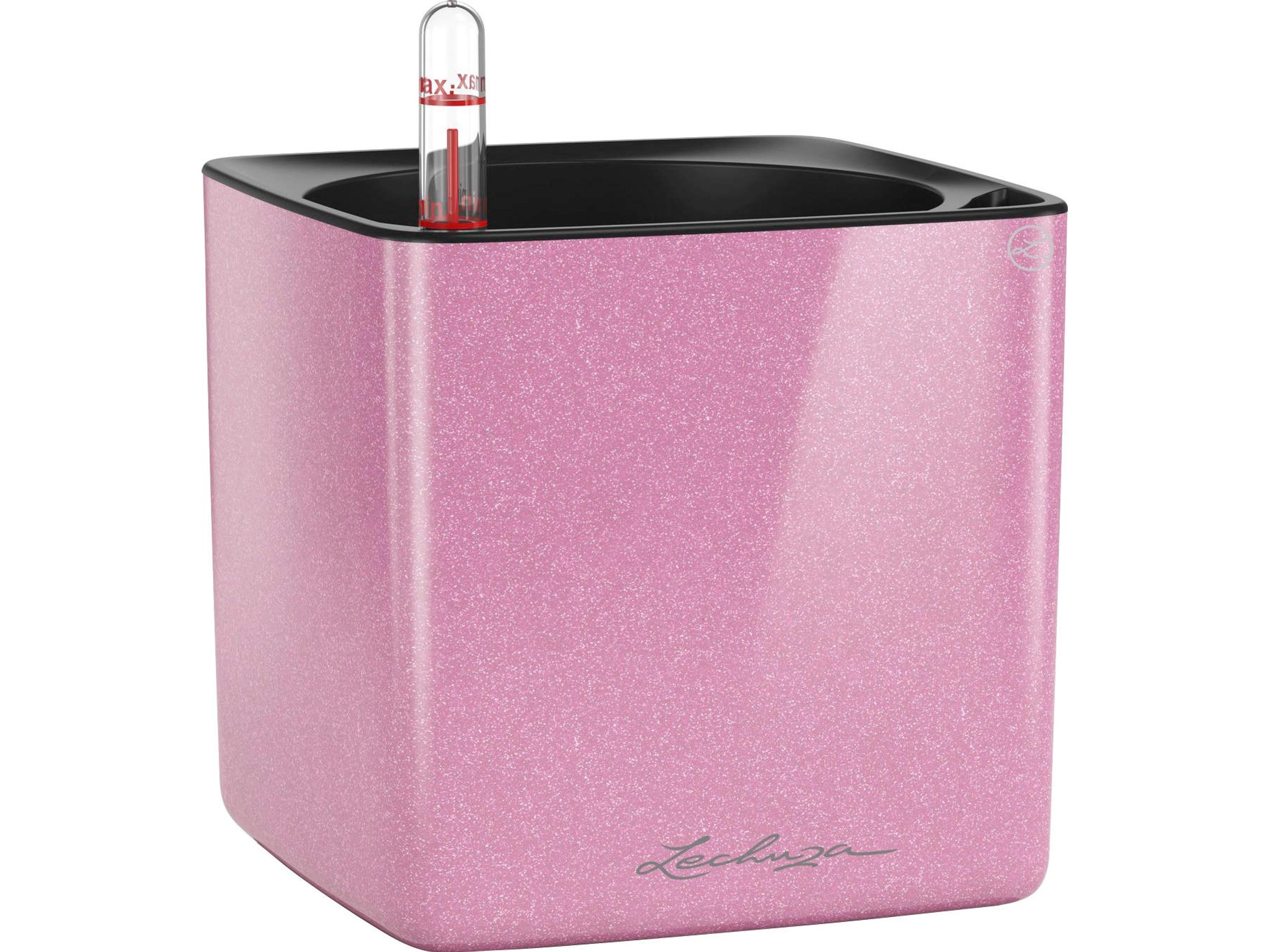 Lechuza Pflanzgefäß Cube Glossy 14 cm x 14 cm x 14 cm Sweet