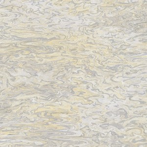 Schimmernde Stein Kacheln Tapete in Beige, Creme und Gold-Gelb. Dekorative Vliestapete mit leichter Struktur.