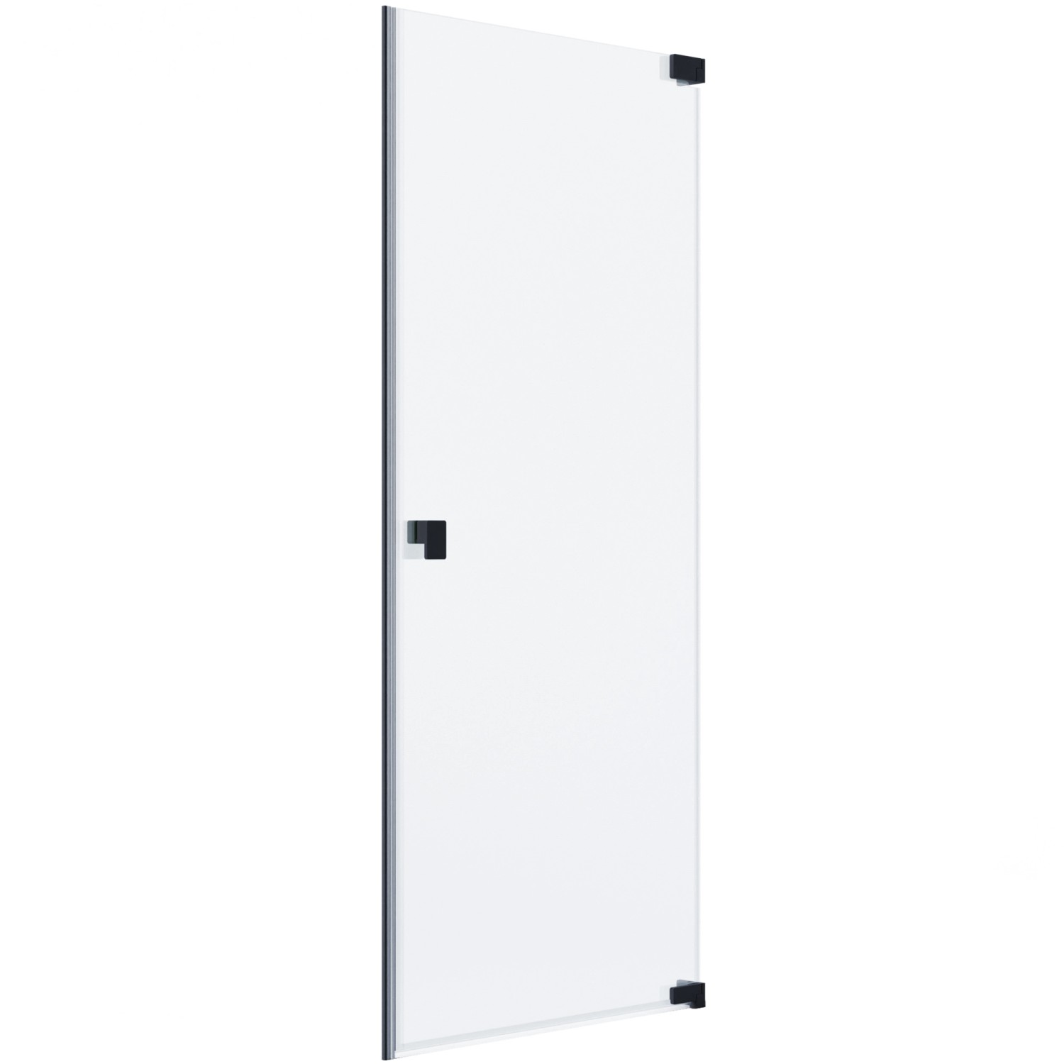 Schöner Wohnen Dusch-Nischentür Schwarzmatt 90 cm x 200 cm Anschlag R