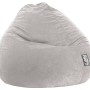 Grauer Sitting Point Sitzsack BeanBag Easy mit 300 l Volumen.