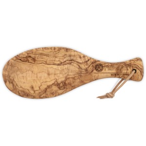 Petromax Griffschale aus Olivenholz, 23 cm, ideal zum Servieren und Schöpfen beim Grillen.