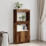 vidaXL Highboard Altholz-Optik 63x33x140 cm Holzwerkstoff 855113_3