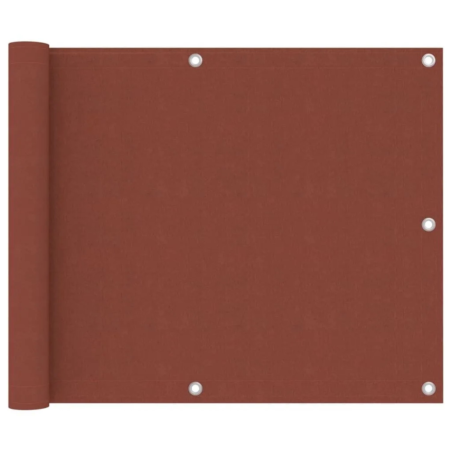 vidaXL Balkon-Sichtschutz Terrakotta-Rot 75x300 cm Oxford-Gewebe 134972