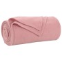 vidaXL Überwurfdecke Rosa 240 x 220 cm Fleece 42017043