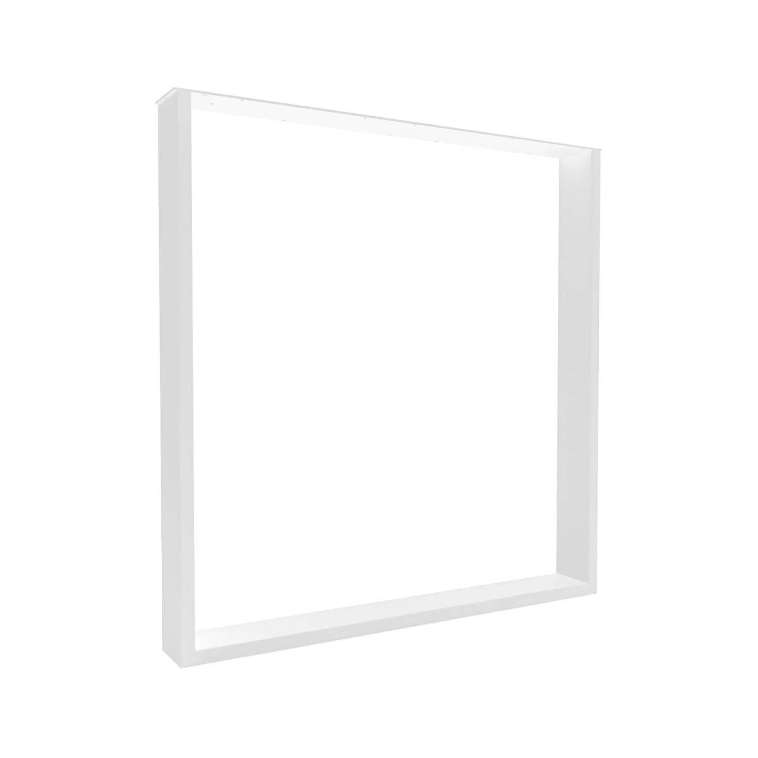 HEVVA Tischkufe BASEL 70 cm Tief 72 cm Höhe 1x Bein Weiß