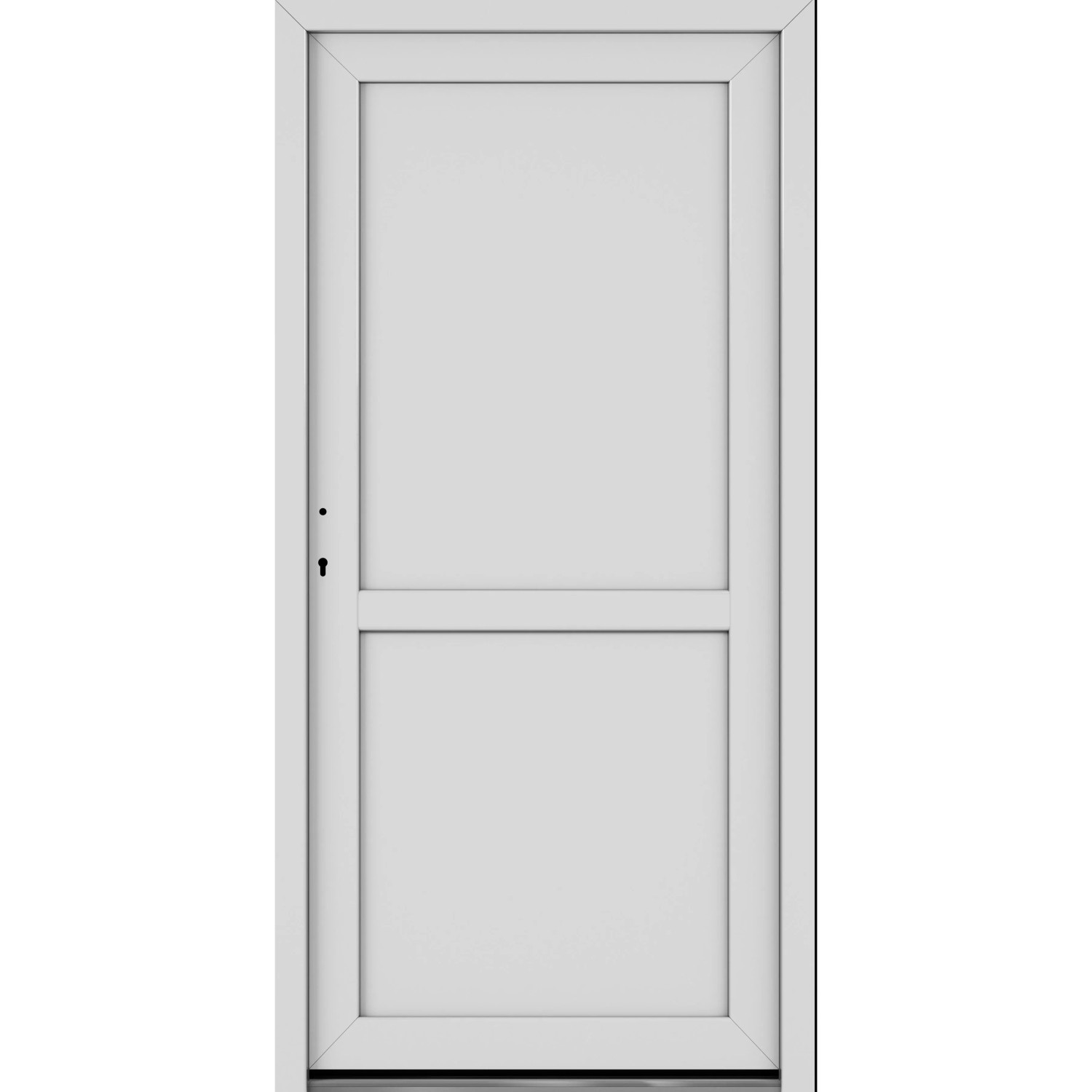 Roro Nebeneingangstür OKE 1150 Kunststoff 5FA Weiß 98 cm x 198 cm DIN L günstig online kaufen