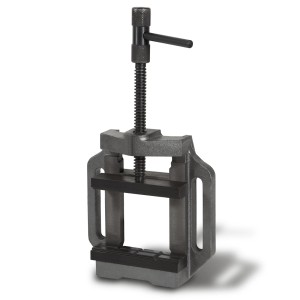 EBERTH Maschinenschraubstock, 150mm Backenbreite, max. 129mm Spannweite, für präzise Bohr- und Fräsarbeiten.