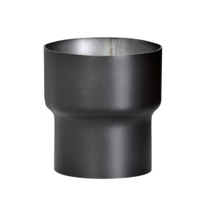 Firefix Rauchrohr-Erweiterung von 120 auf 150 mm, schwarz, für Kaminöfen.