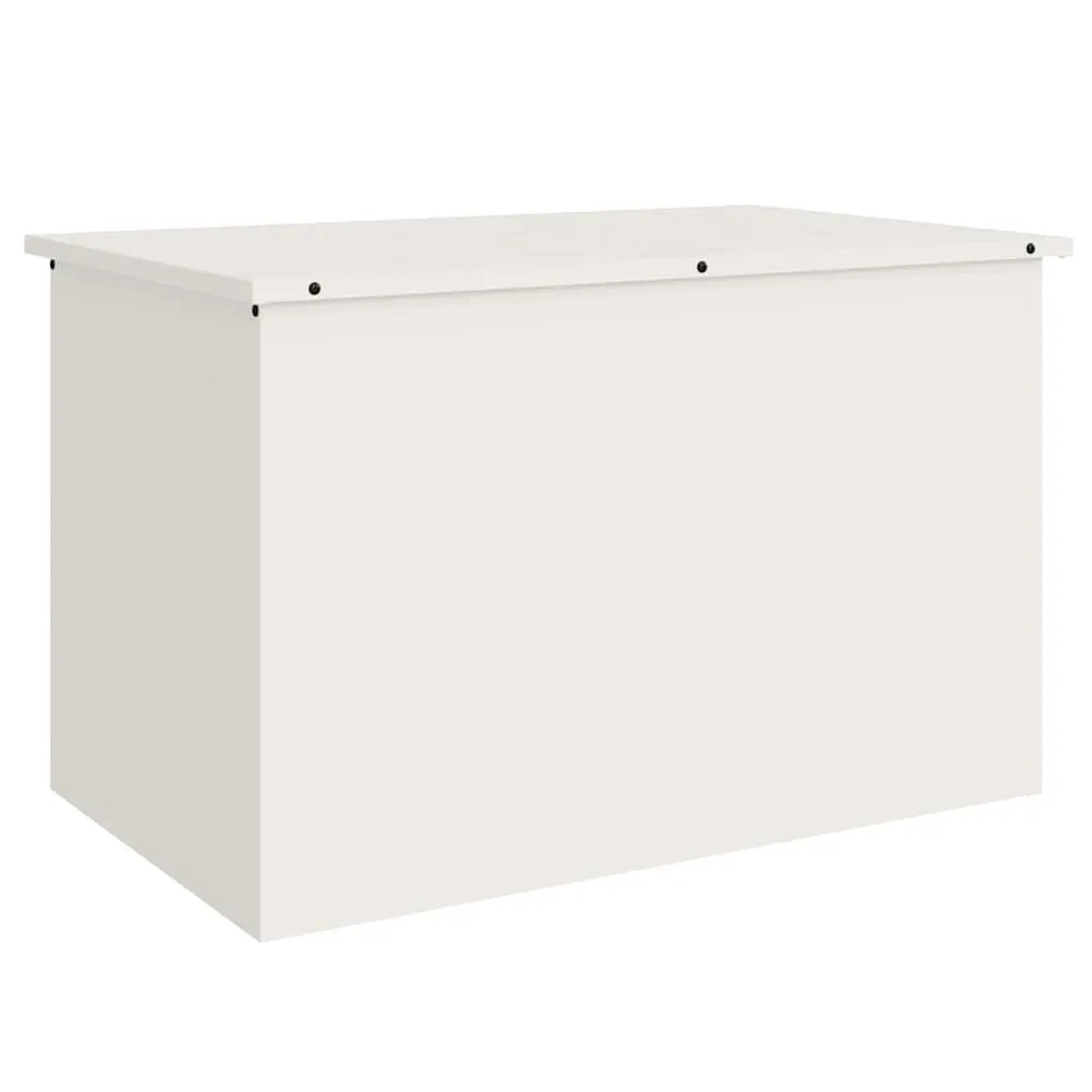 vidaXL Außenlagerbox Weiß 80 x 50,5 x 50 cm Stahl 874568