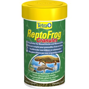Tetra ReptoFrog Granules, 100ml Dose Reptilienfutter für Frösche und Molche.