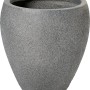 Anthrazitfarbener Pflanztopf, 41x41x41,5 cm, für Innen- und Außenbereich.