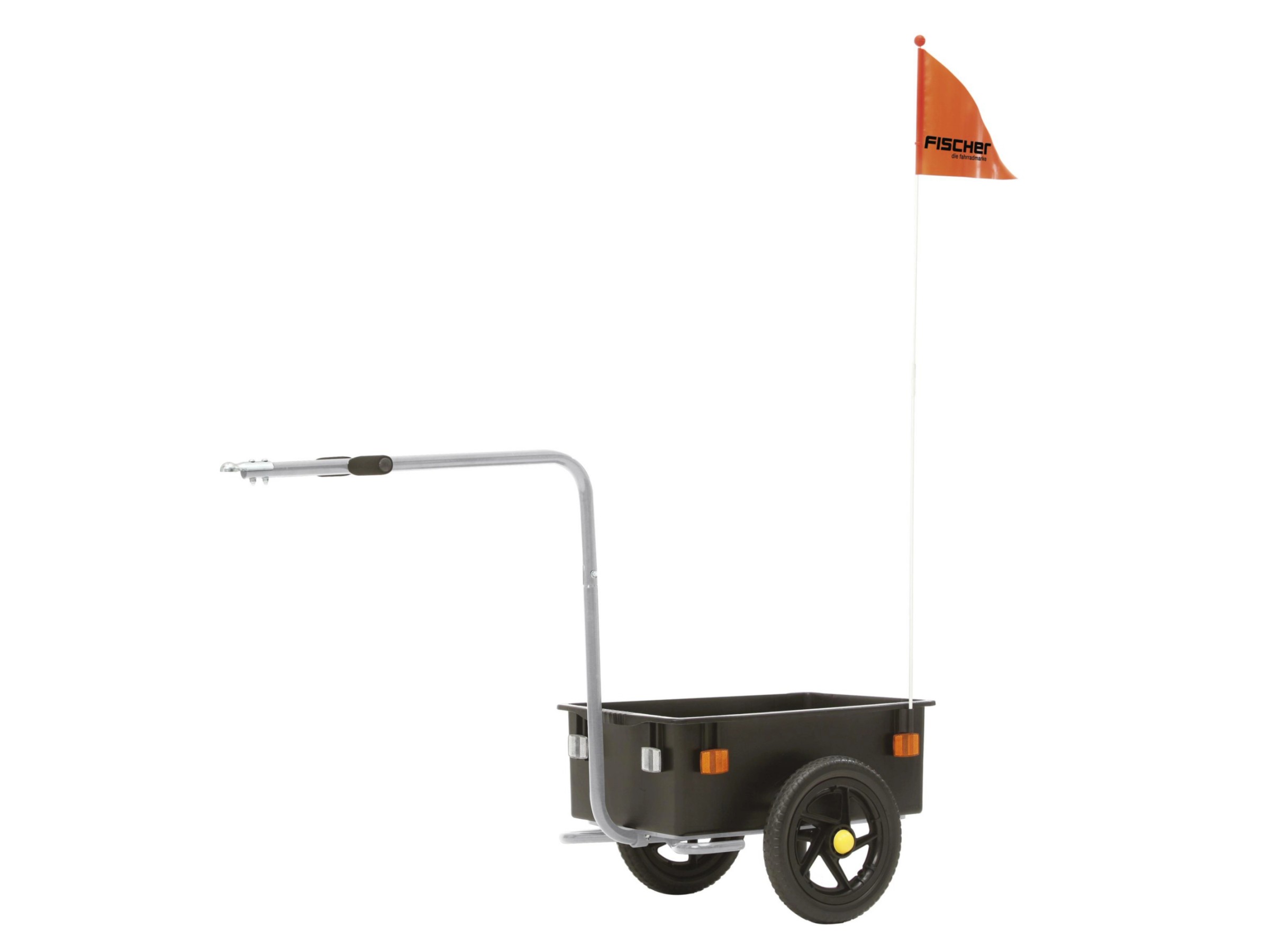 Fahrradanhänger Lastenanhänger Orange Oxford-Gewebe