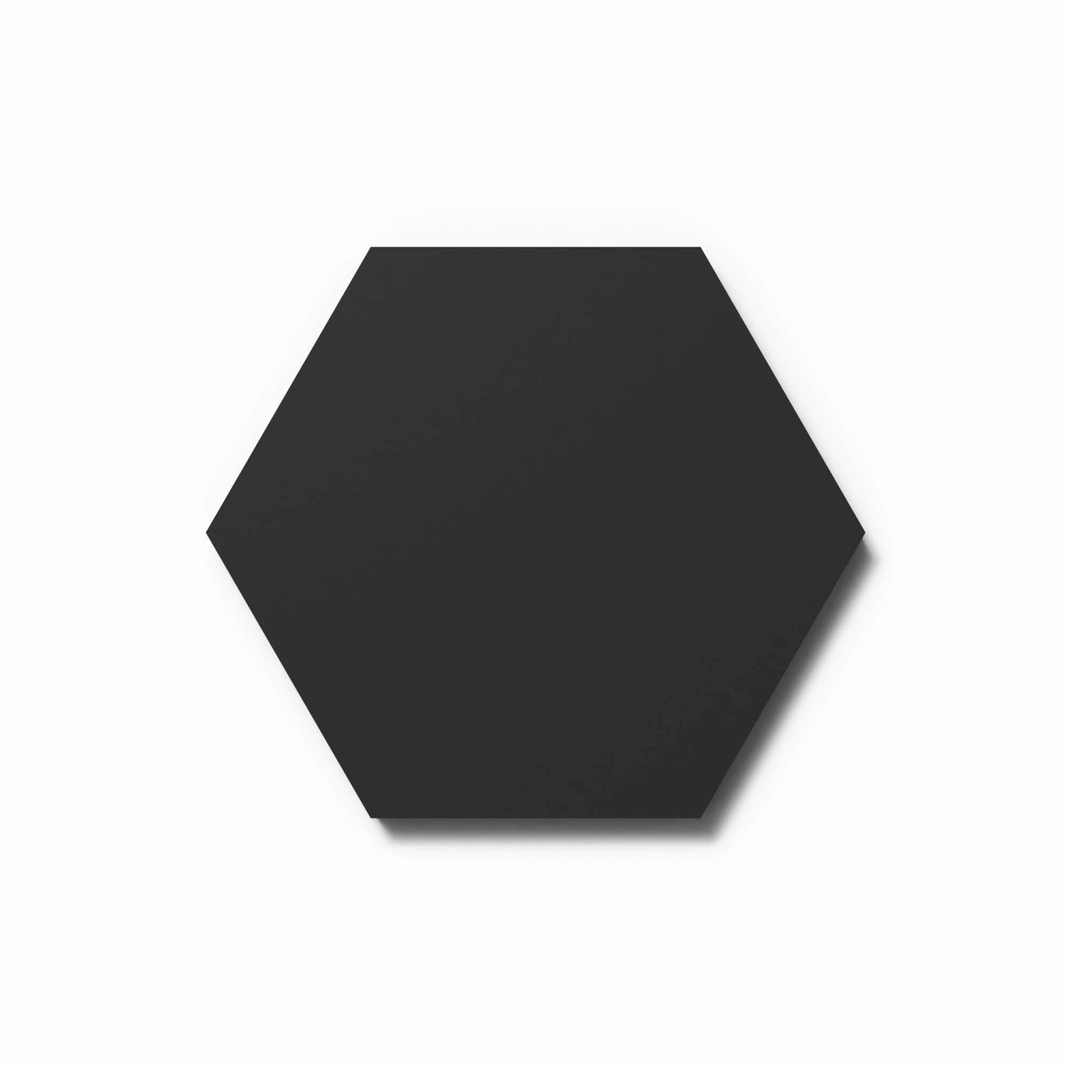 Designpaneel Hexagon Lino Nero Clear MDF Schwarz 25 cm x 25 cm 3 Stück