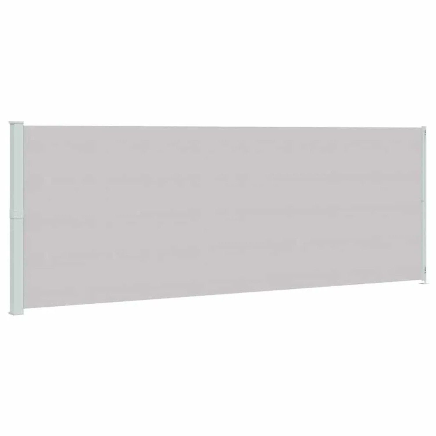 vidaXL Seitenmarkise Ausziehbar 220x600 cm Grau 317980