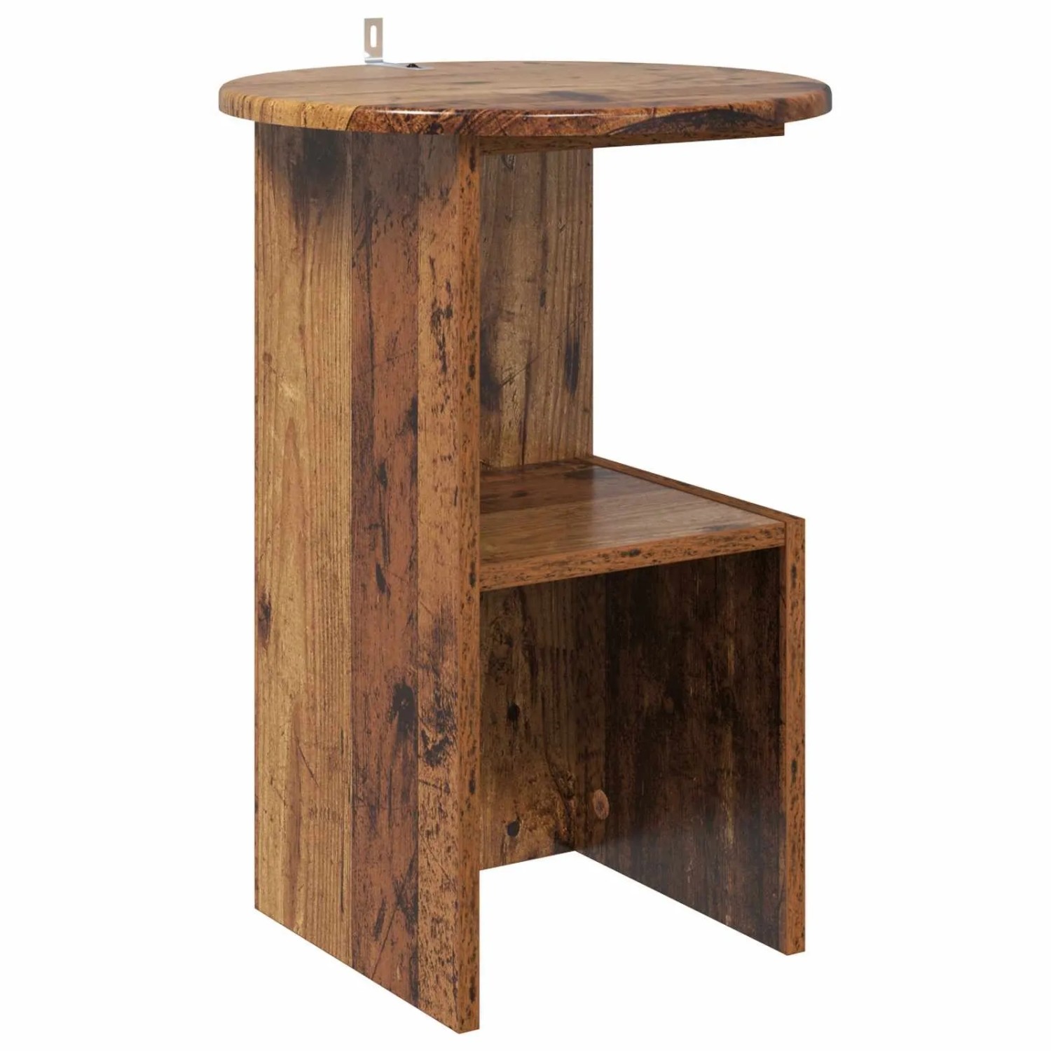 vidaXL Beistelltisch Altholz Ø 39,5 x 55 cm Holzwerkstoff 8001044
